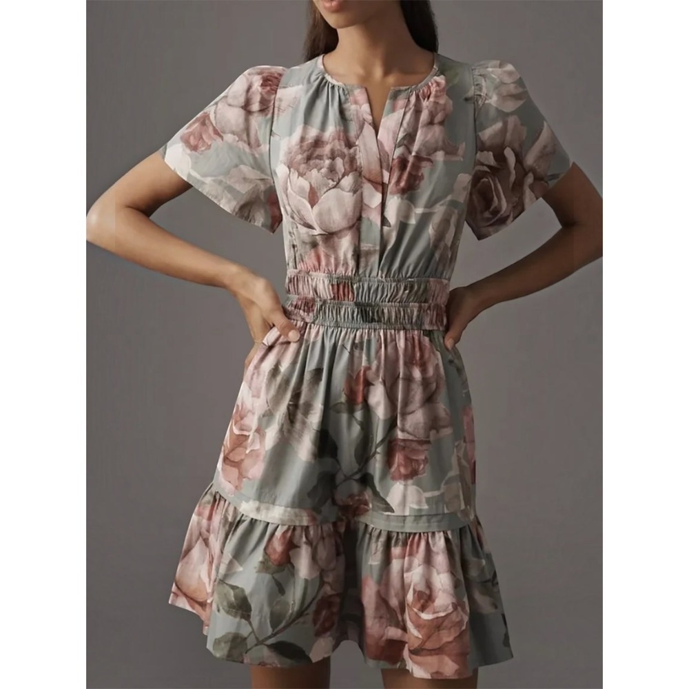 BY ANTHROPOLOGIE x Loverly Grey The Somerset Mini Dress